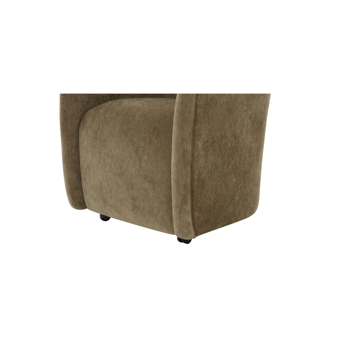 Drava - Rolling Dining Chair - Green