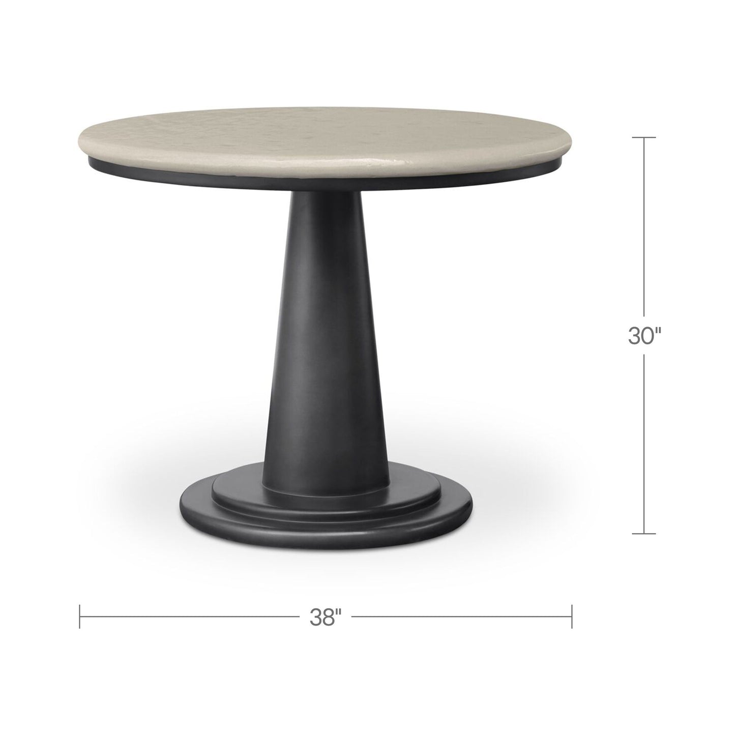 Esme - Outdoor Cafe Table - Cream