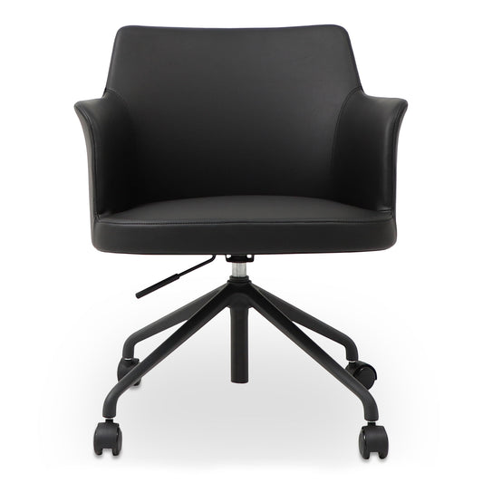 Morris - PVC Office Chair - Black