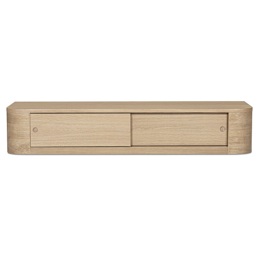 Round - Off Floating Console Table - Natural