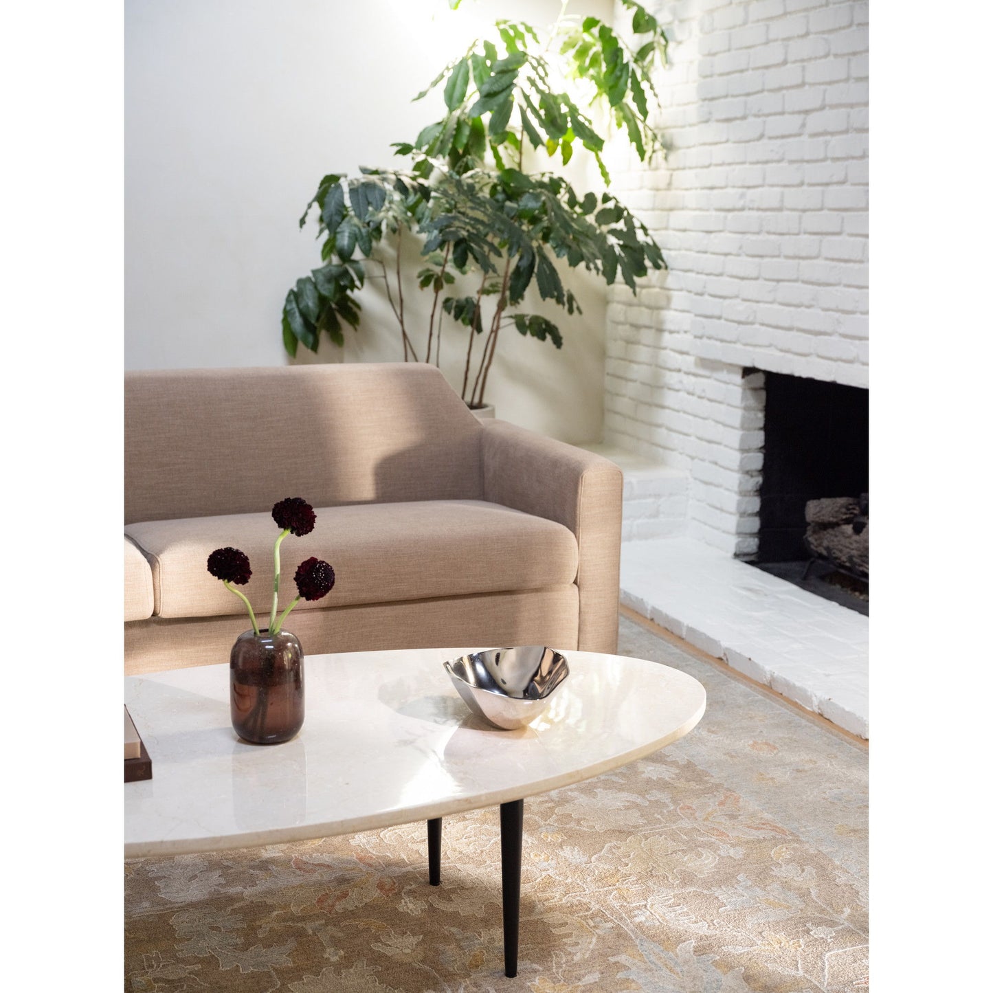 Winona - Coffee Table - Botticino Beige