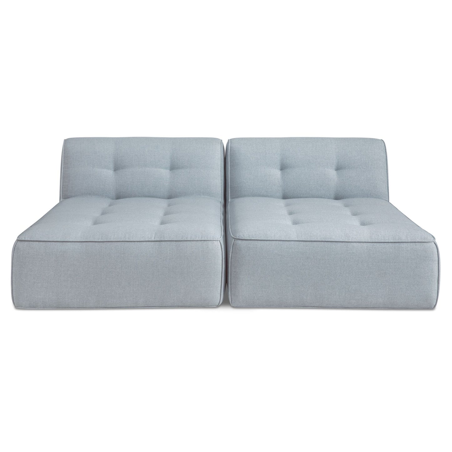 Sunseeker - 2 Piece Outdoor Sun Lounger - Light Blue