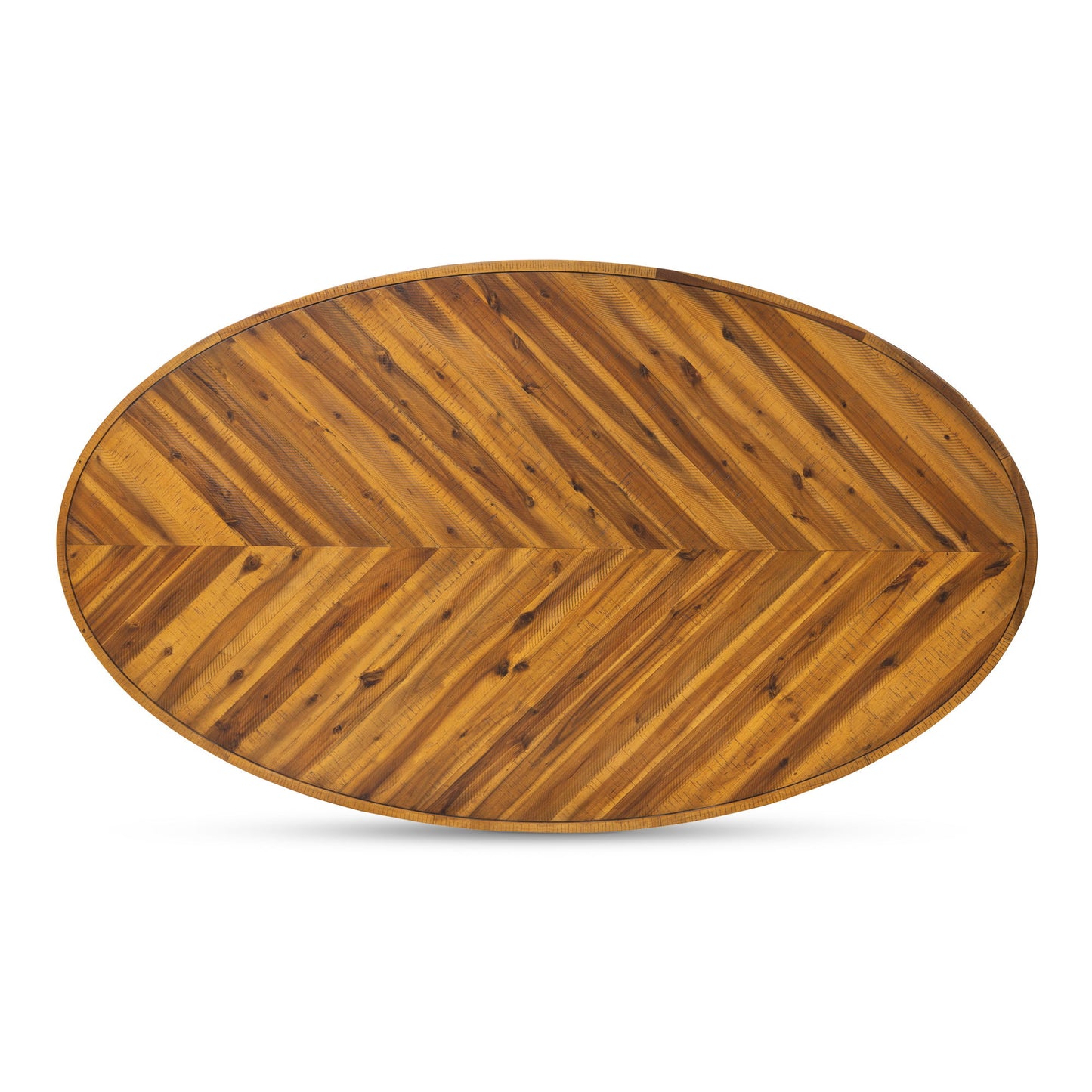 Parq - Oval Dining Table - Brown
