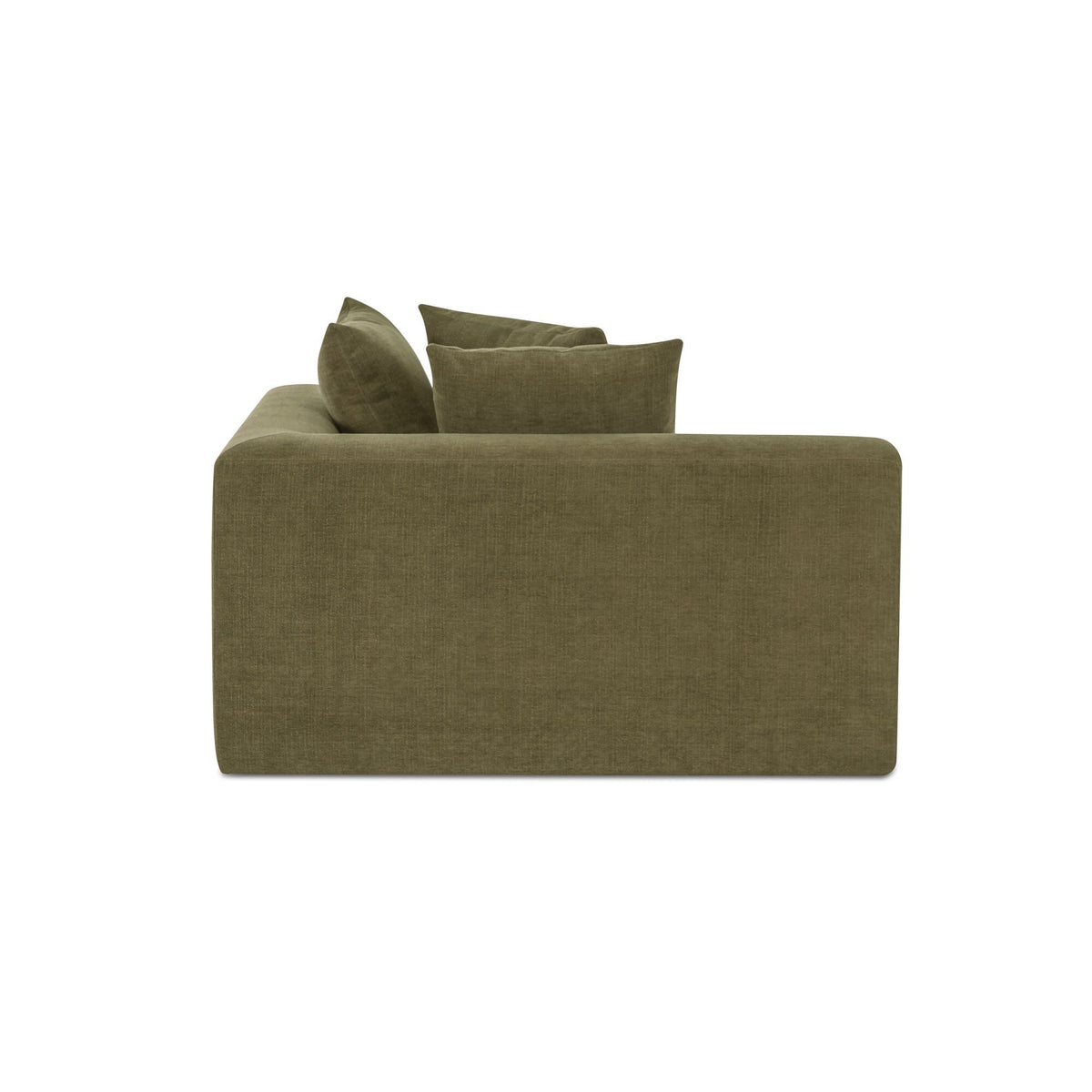 Davie - Right Arm Facing Chair - Olive Green