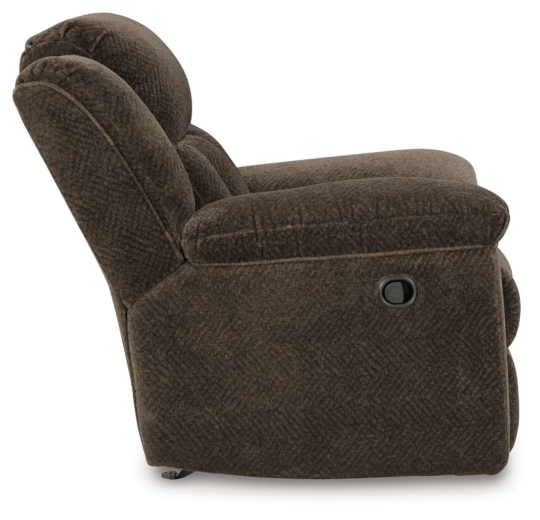 Frohn - Chocolate - Rocker Recliner - Fabric