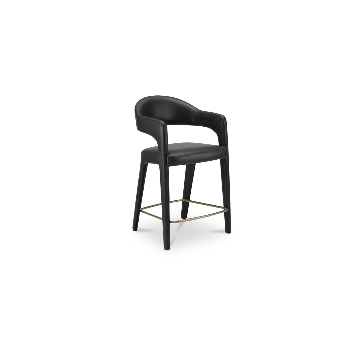 Martens - Counter Stool Leather - Black