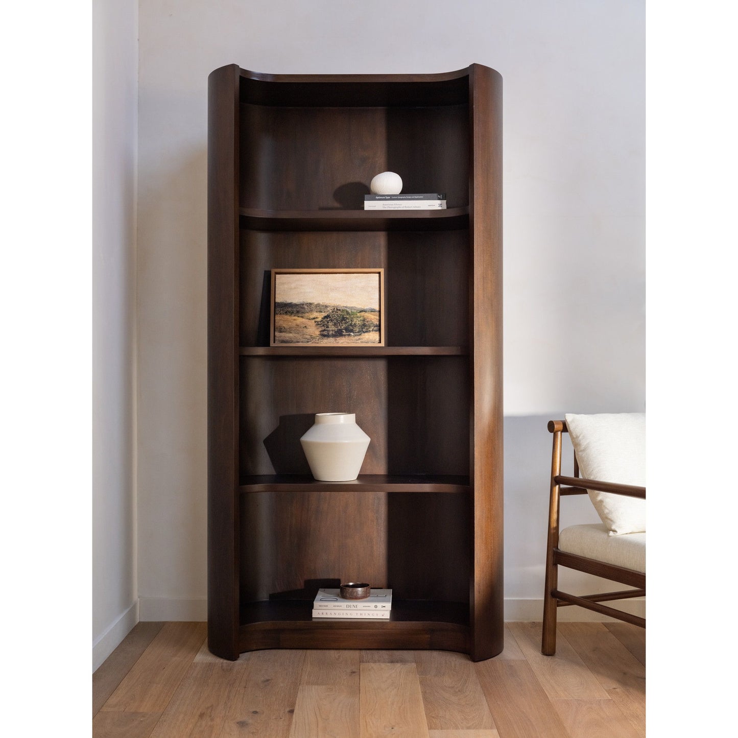 Nera - Bookcase - Brown