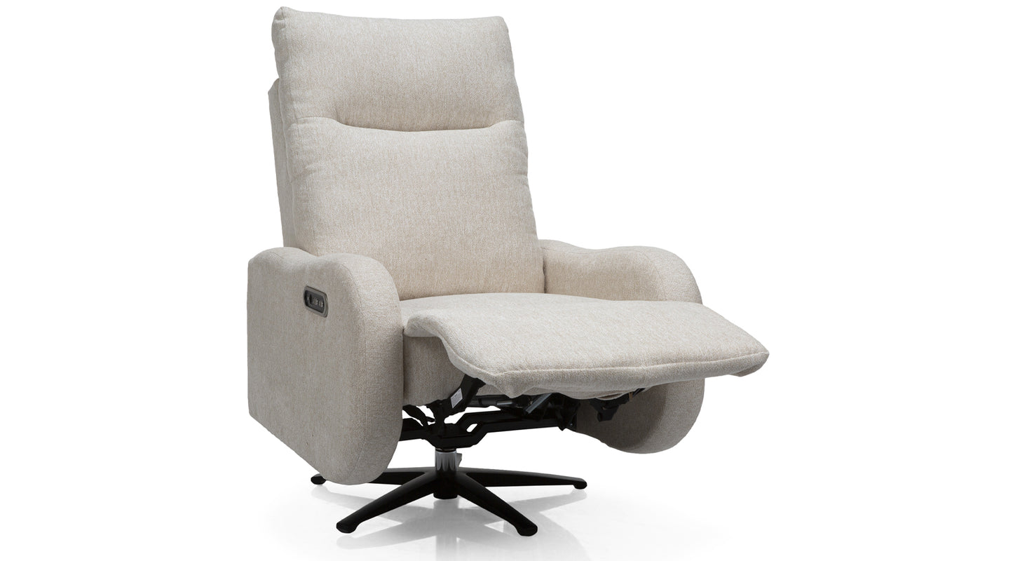 🇨🇦 Decor-Rest Furniture 2605-F Customizable Swivel Power Recliner