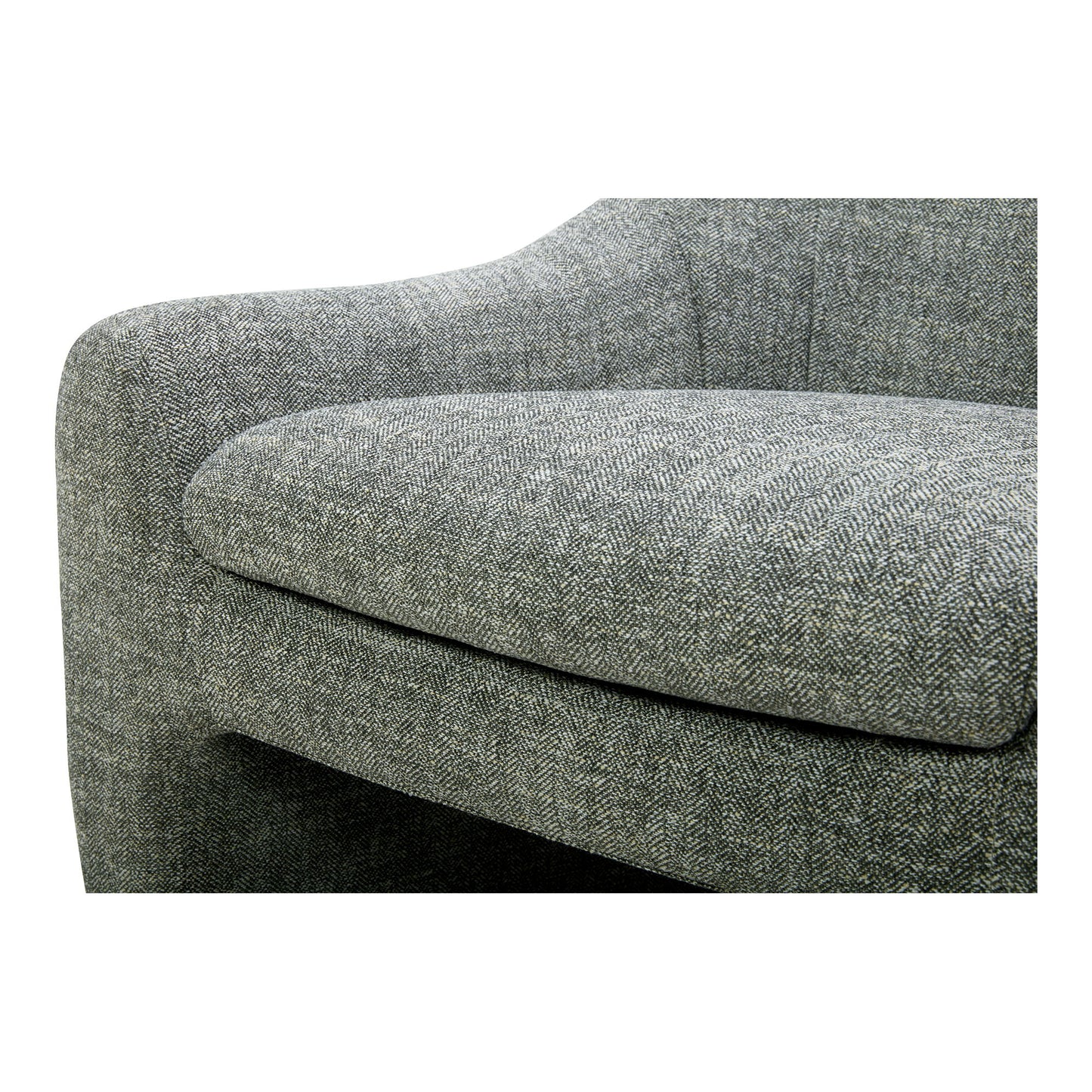 Kenzie - Fabric Accent Chair - Slated Moss