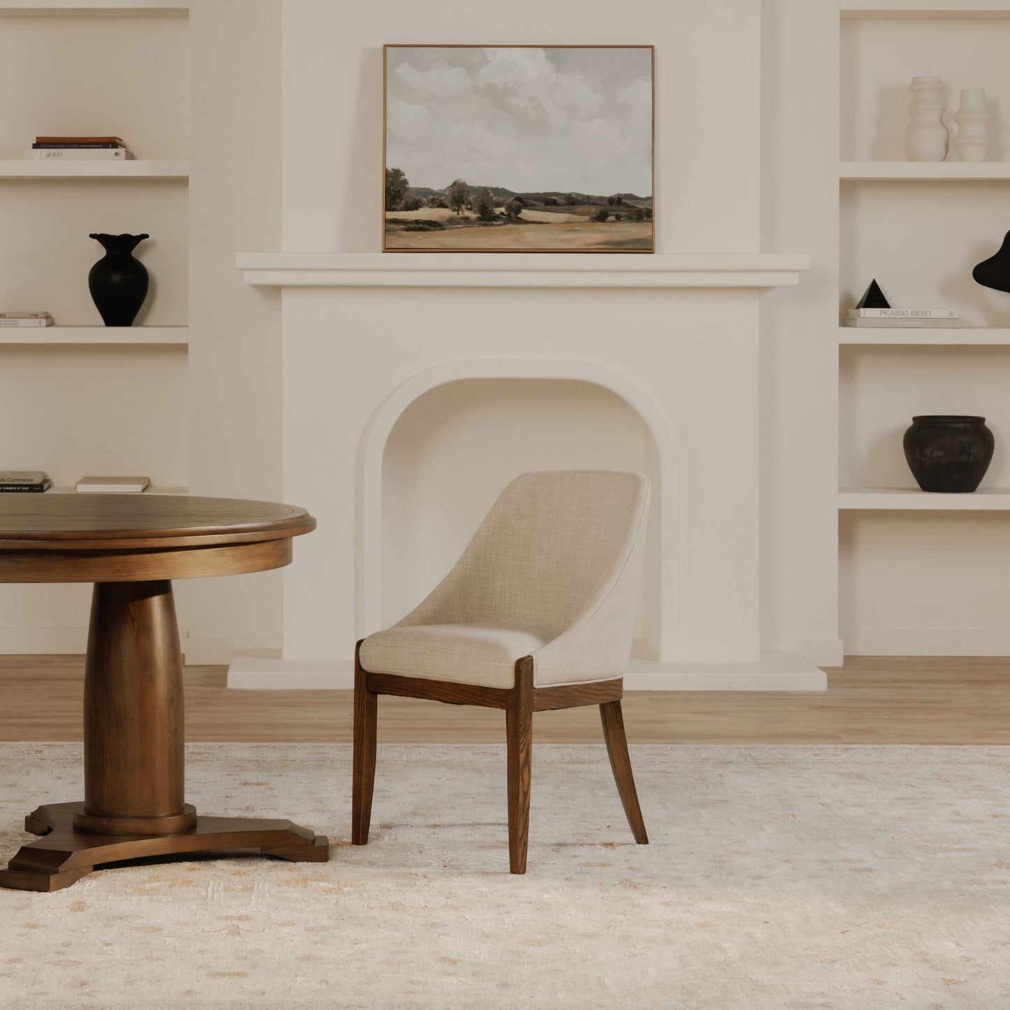 Edward - Dining Chair - Heather Beige