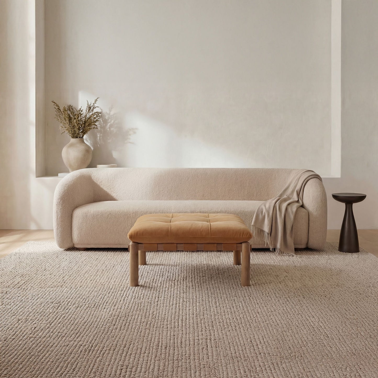 Costello - Ottoman - Tan