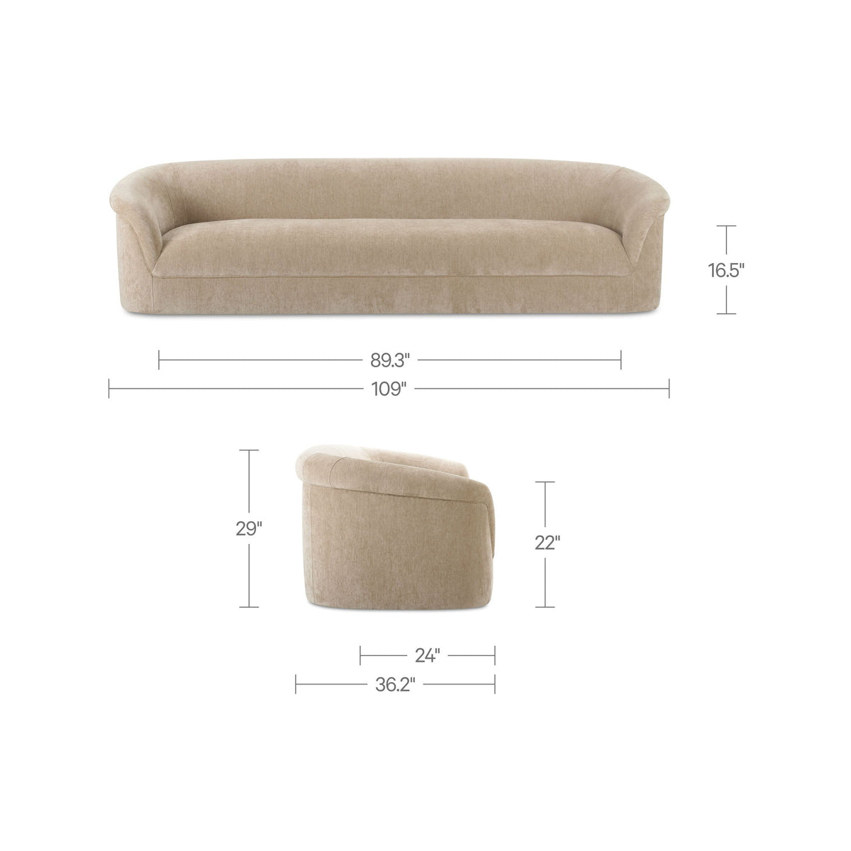 Thora - Sofa - Beige