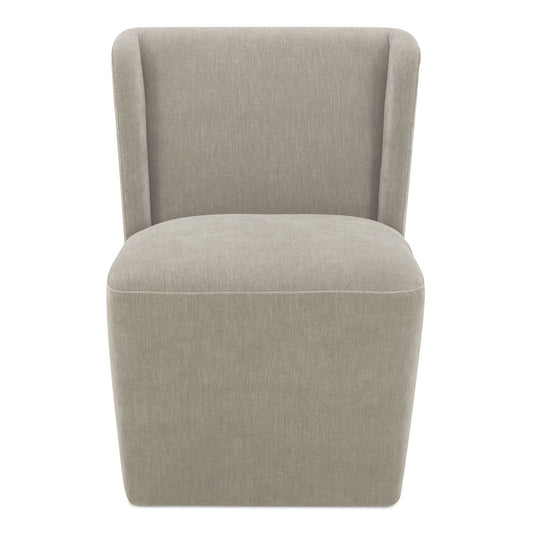 Cormac - Rolling Dining Chair - Slate / Green