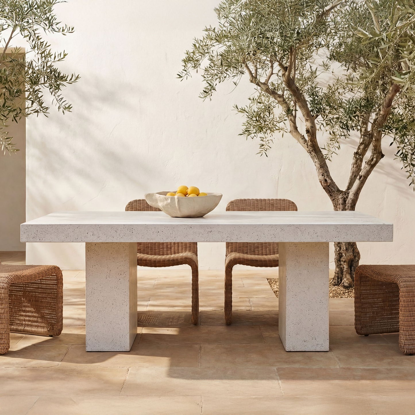 Antonius - Outdoor Dining Table - Terrazzo