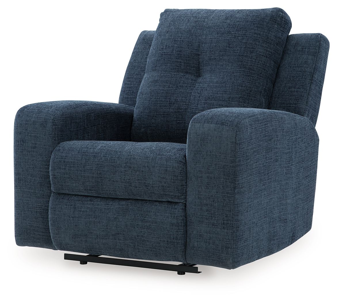 Danum - Ink - Zero Wall Recliner - Fabric