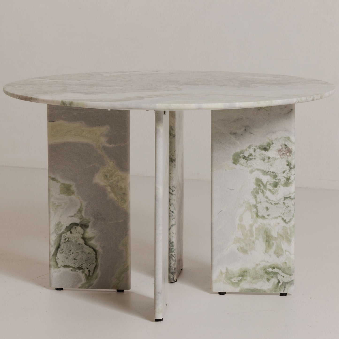 Celia - Round Dining Table - Green / Gray