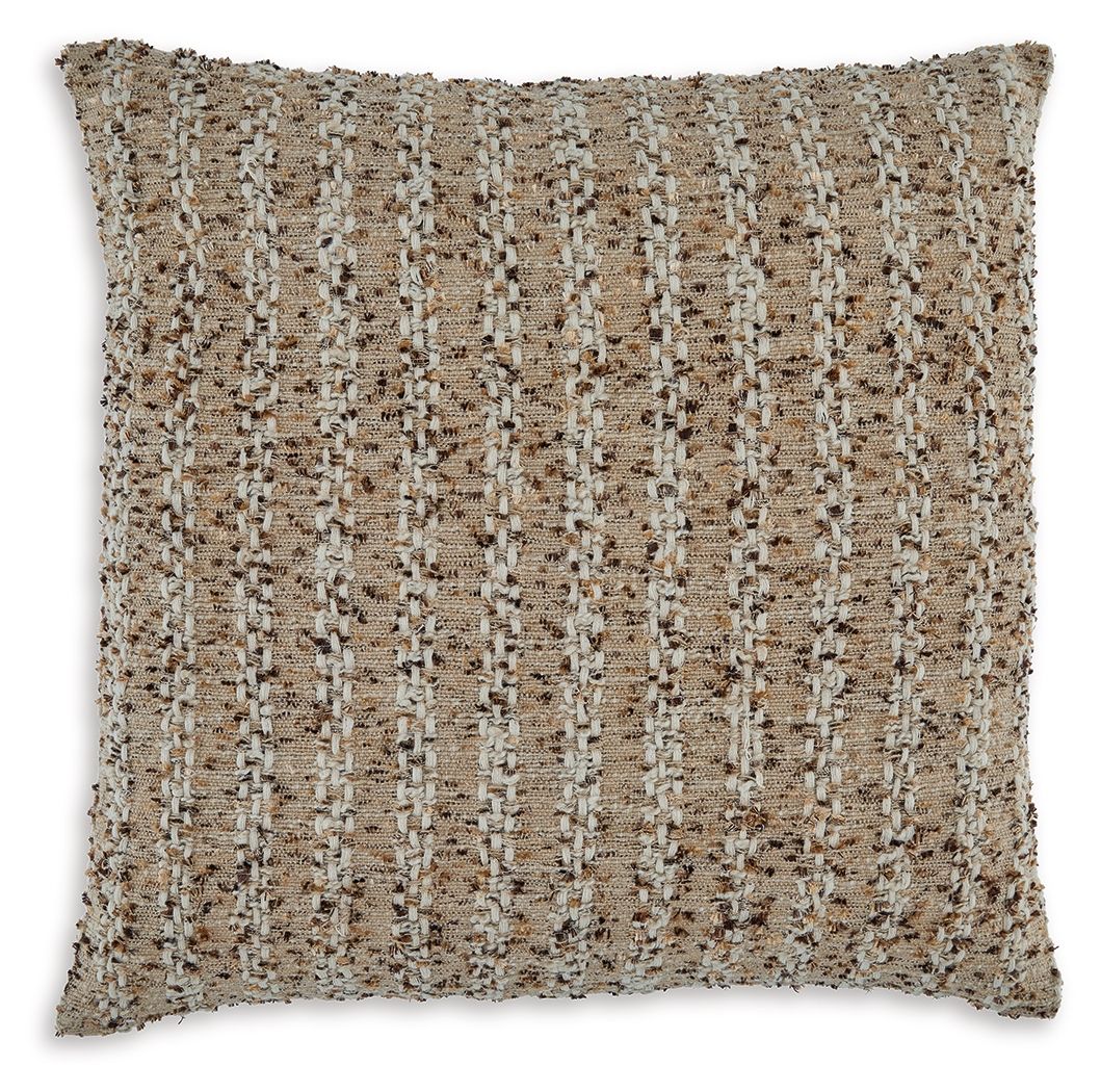 Vorlane - Pillow (Set of 4) - Tan / Brown / White
