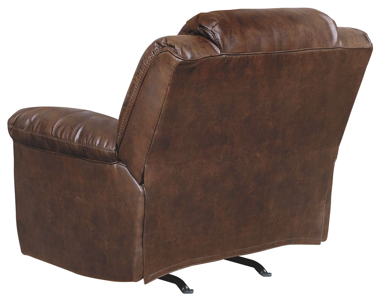 Stoneland - Chocolate - Power Rocker Recliner - Faux Leather