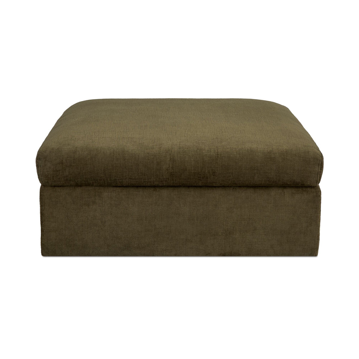 Swift - Storage Ottoman - Dark Green