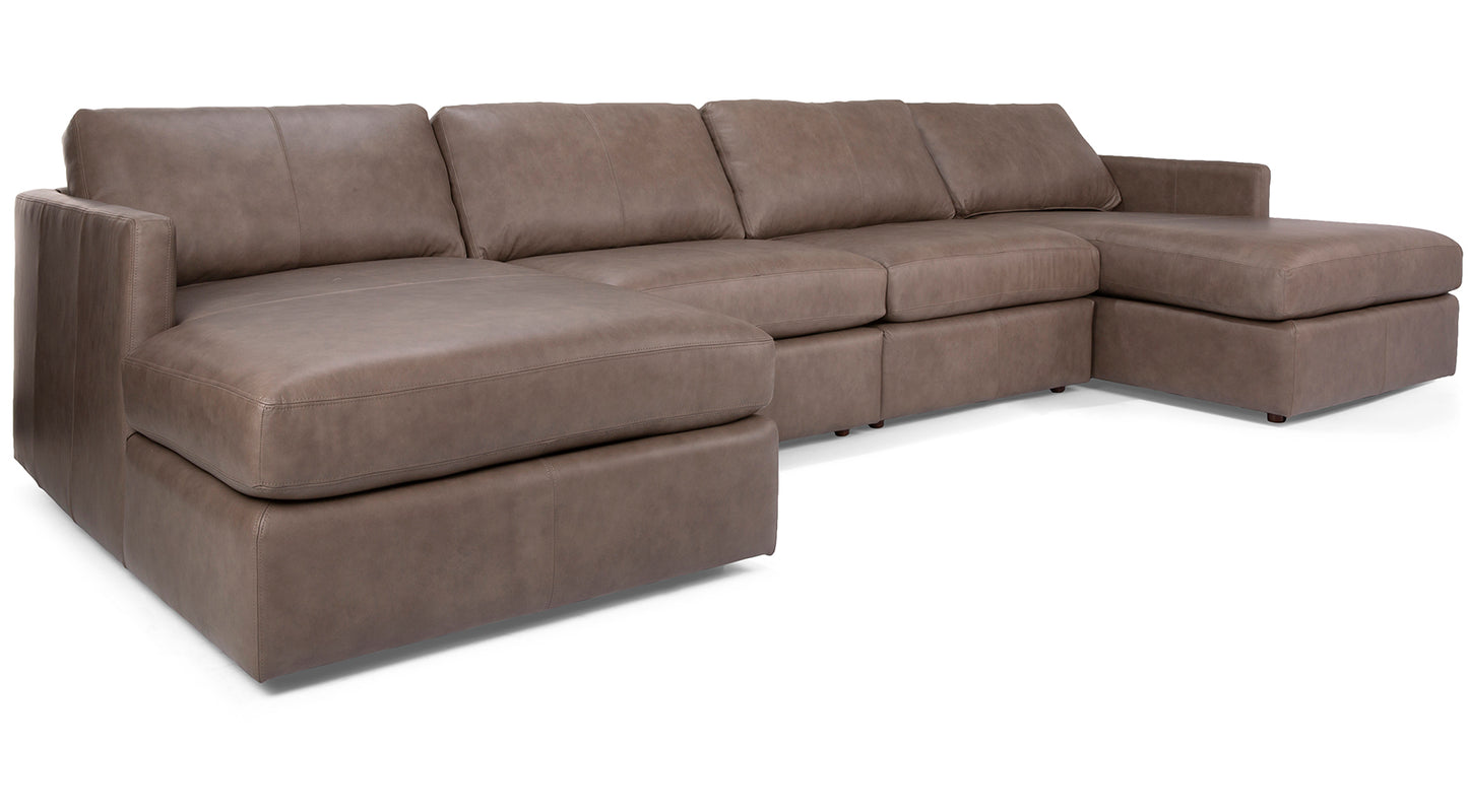 🇨🇦 Decor-Rest Furniture 3068 Leather Customizable Sectional Collection