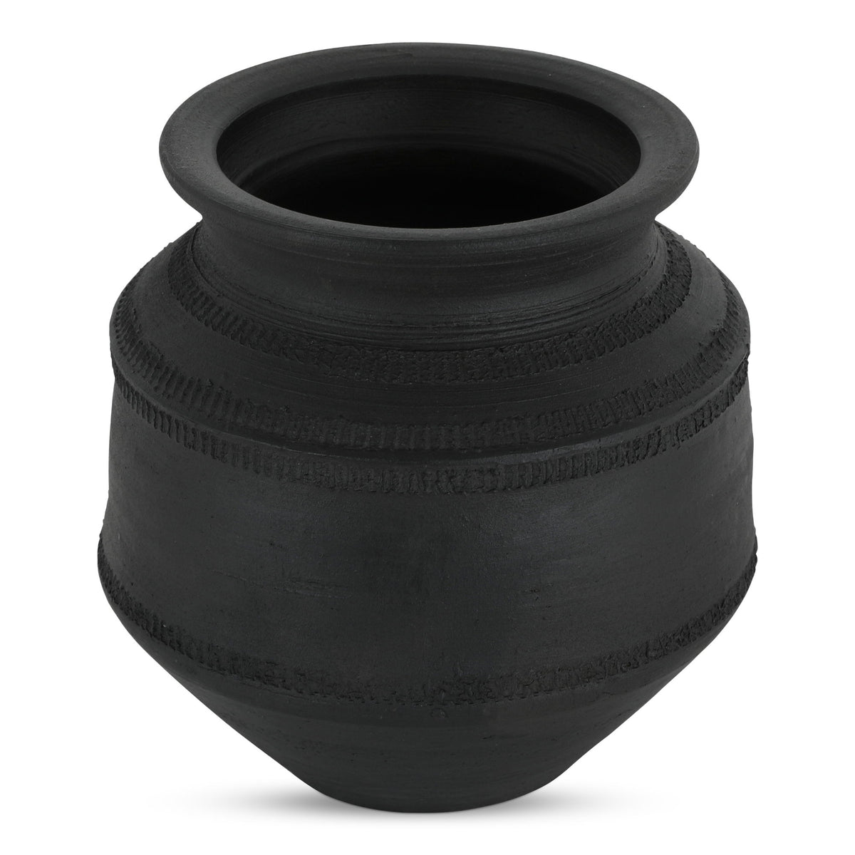 Astra - Terracotta Vessel - Black / Terracotta