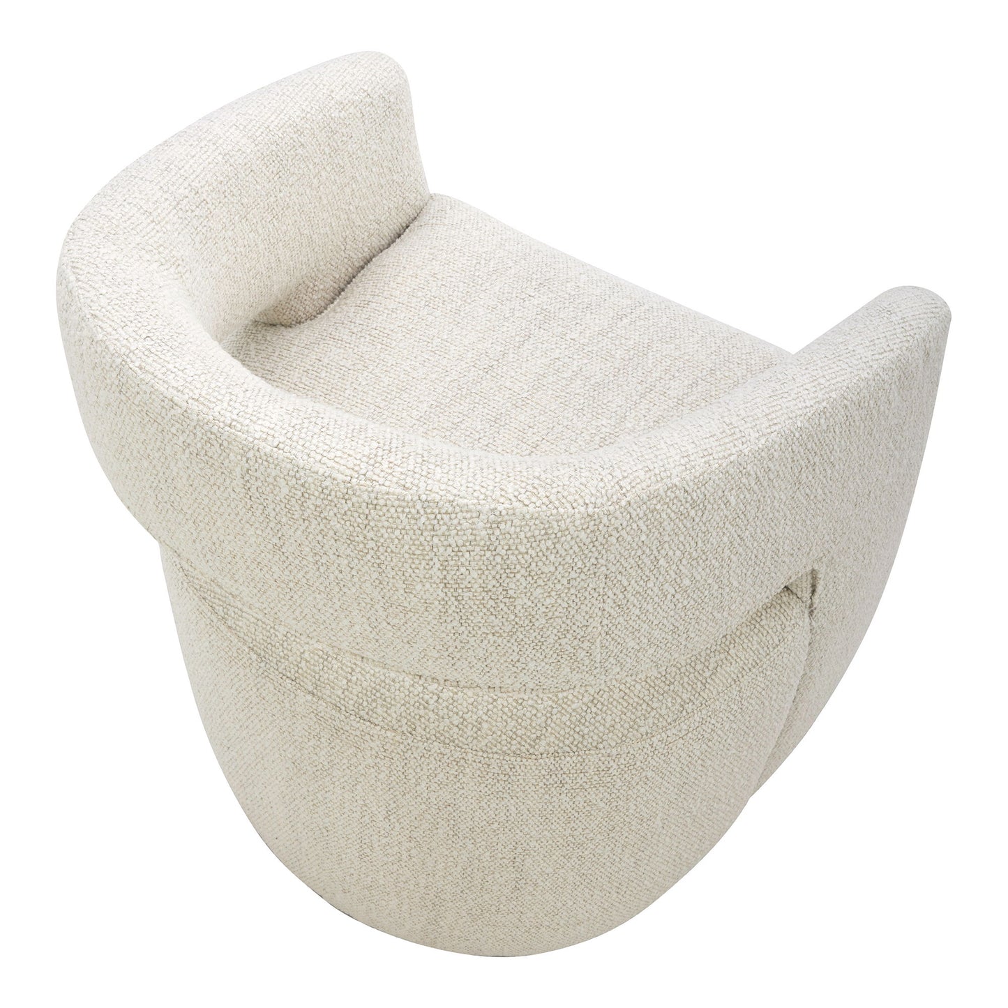 Barrow - Rolling Dining Room Chair - White Mist