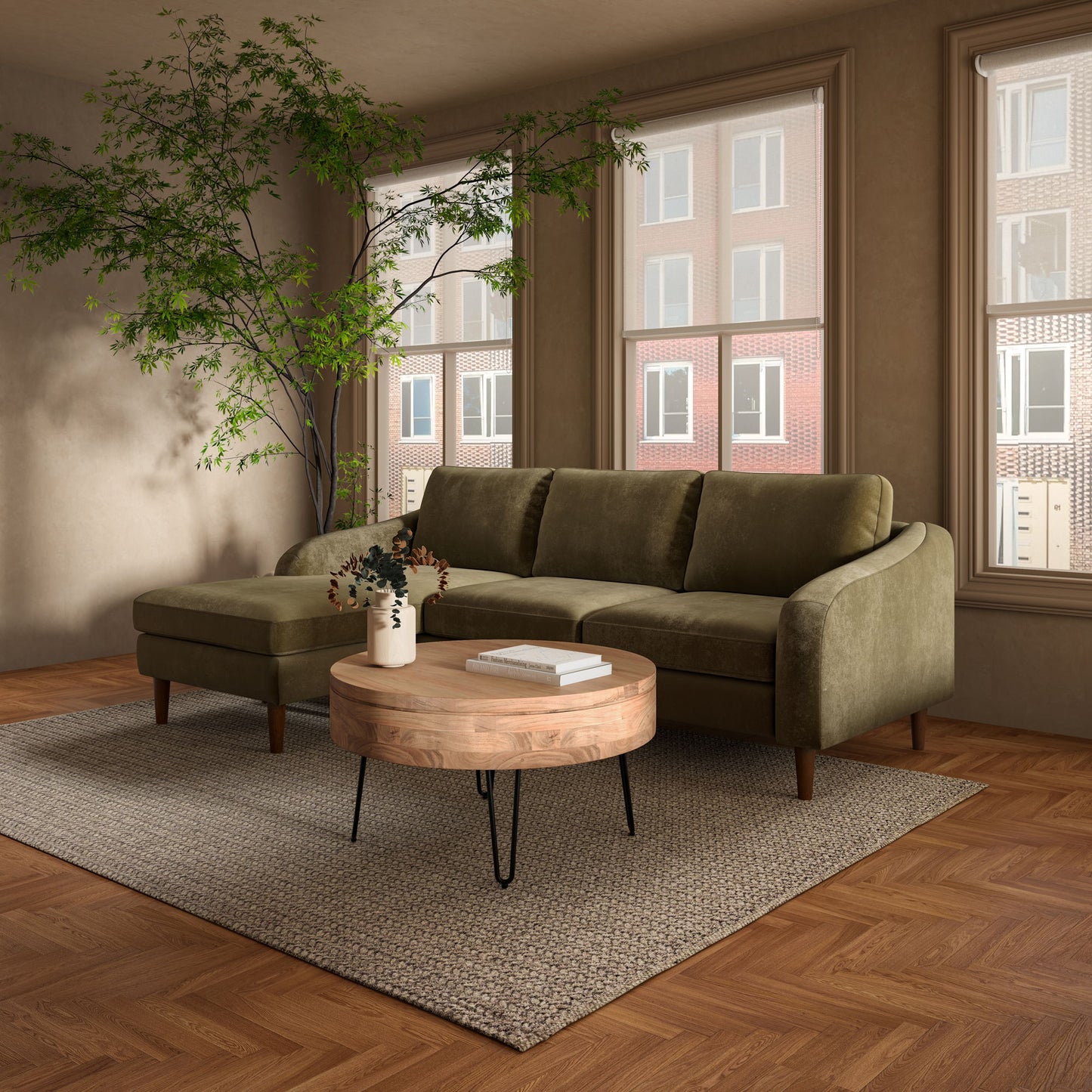 Privado - Storage Coffee Table - Natural