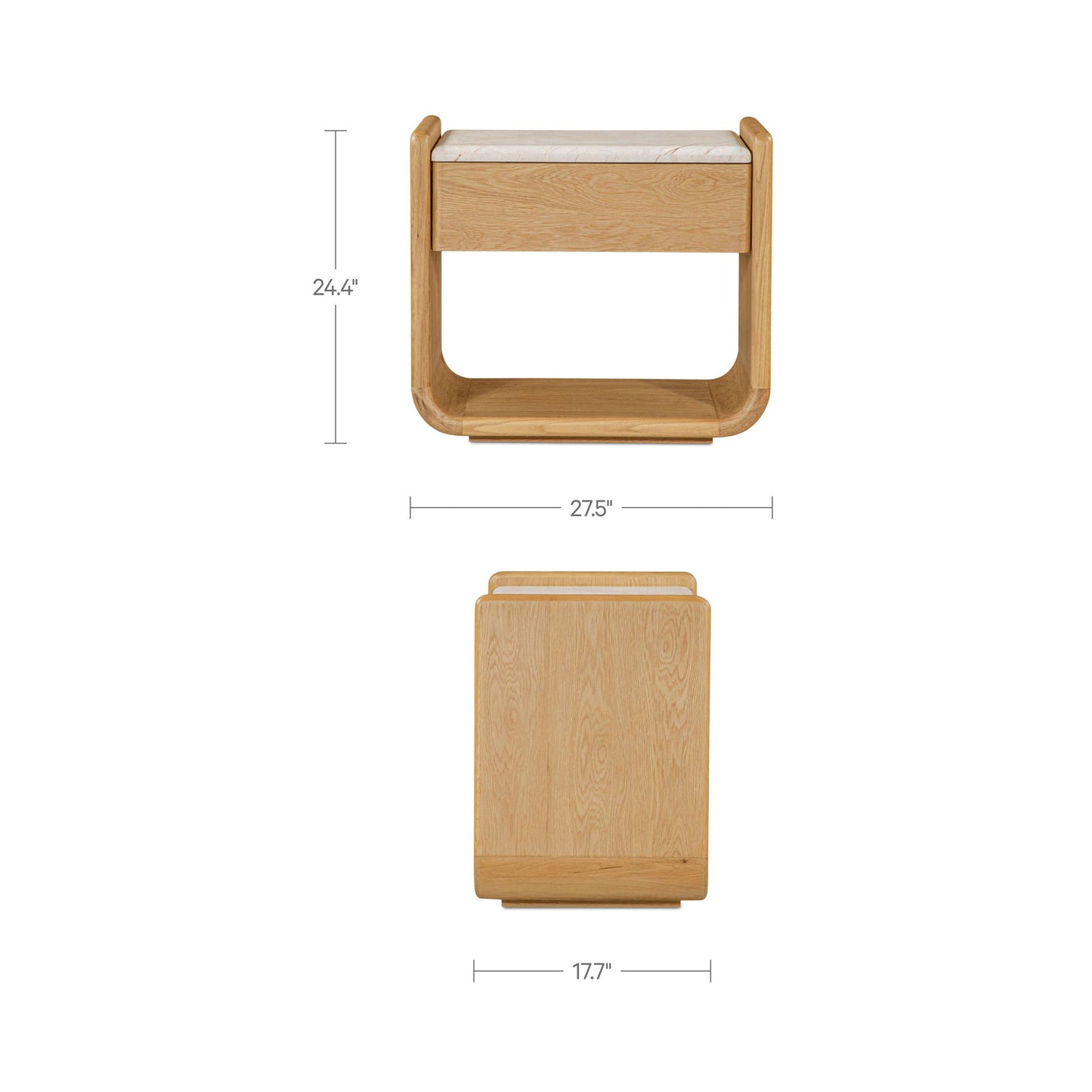 Enns - Nightstand - Natural