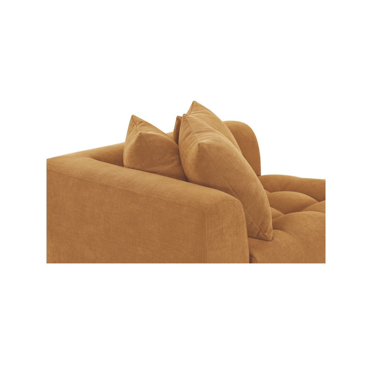 Davie - Left Arm Facing Chair - GoldenYellow