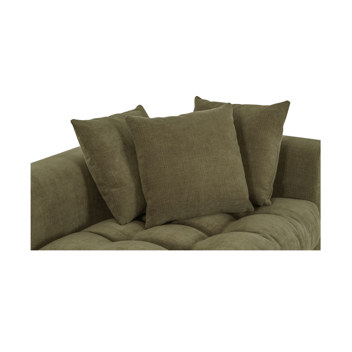 Davie - Right Arm Facing Chair - Olive Green