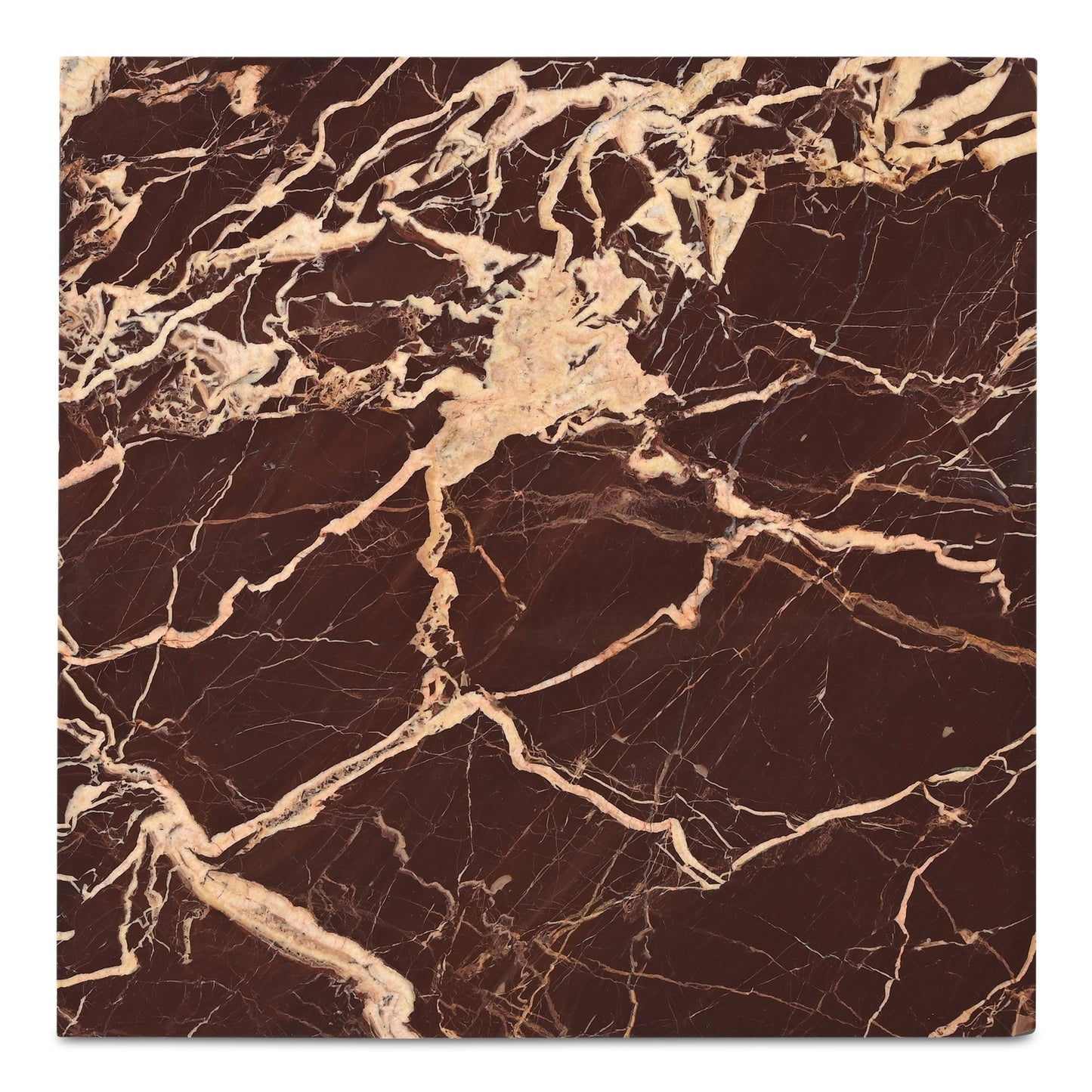 Rosa - Coffee Table - Rosso Levnato Marble