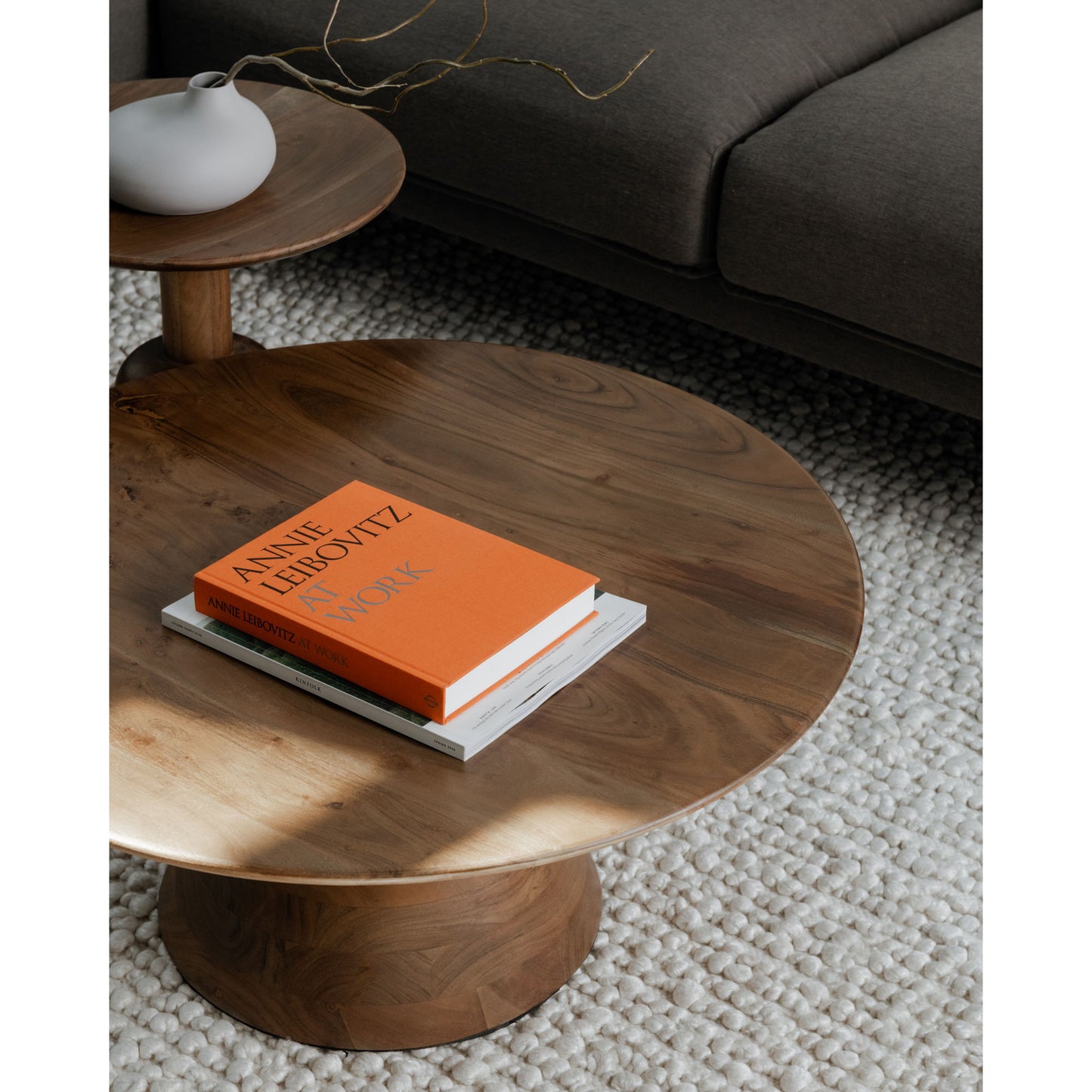 Nels - End Table - Dark Brown