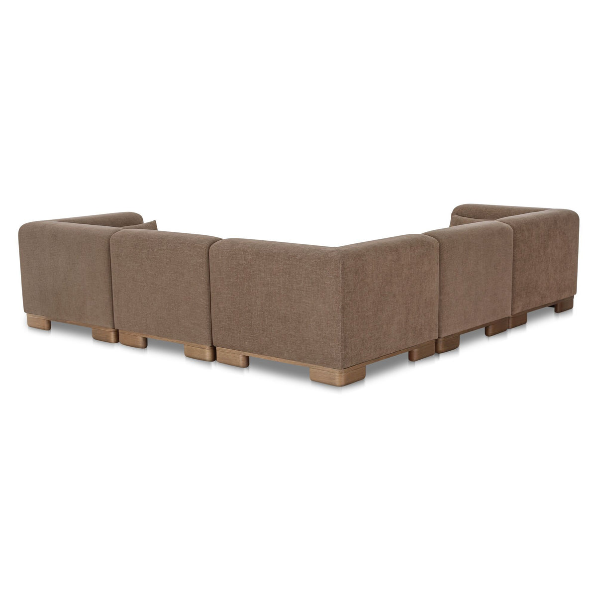 June - Classic L Modular Sectional - Dark Brown