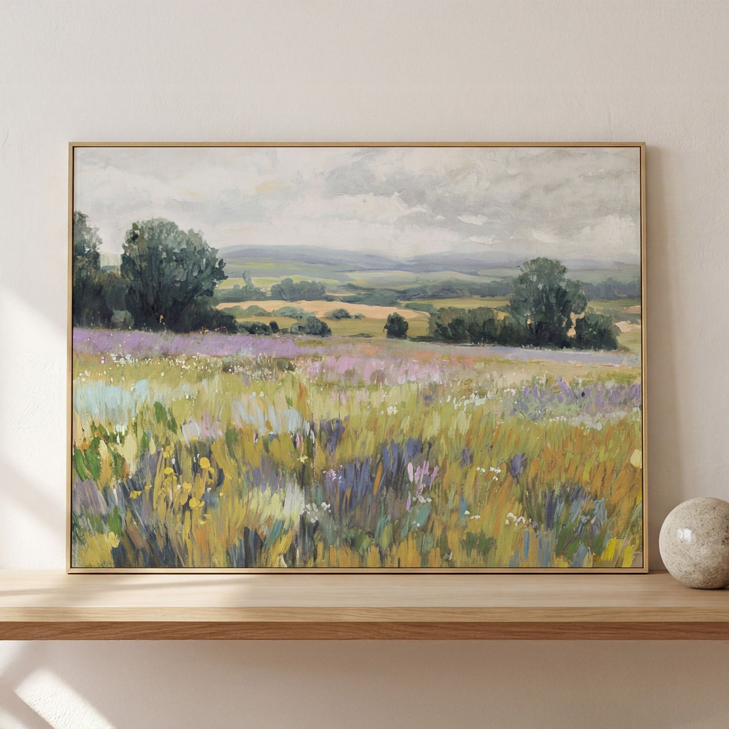 Rejoice - Framed Painting - Multicolor