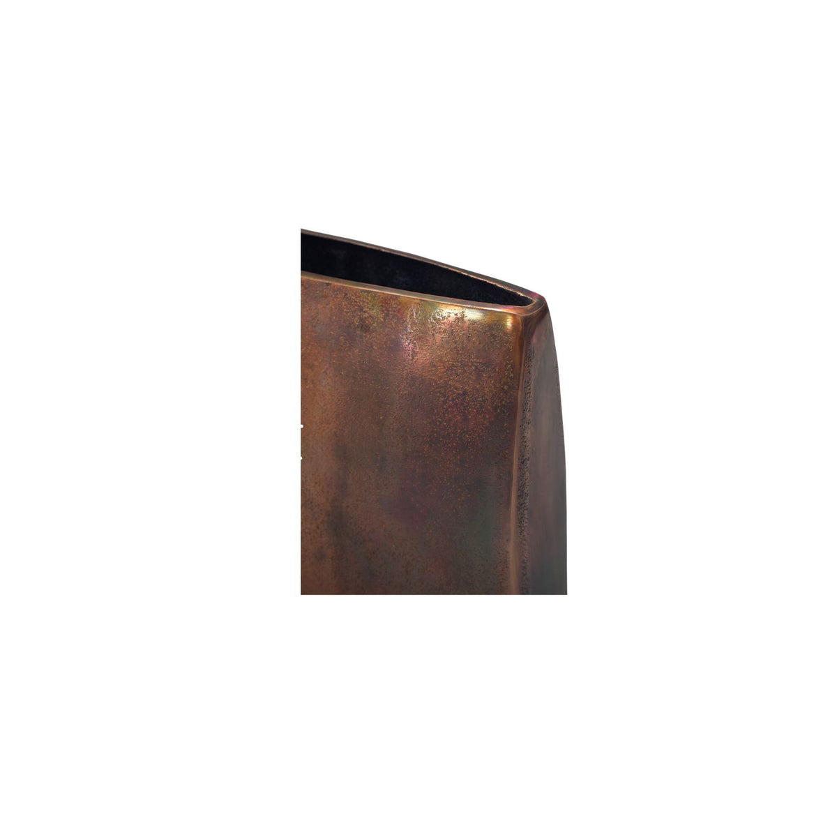 Laval - Cast Aluminum Vase - Burnished Copper