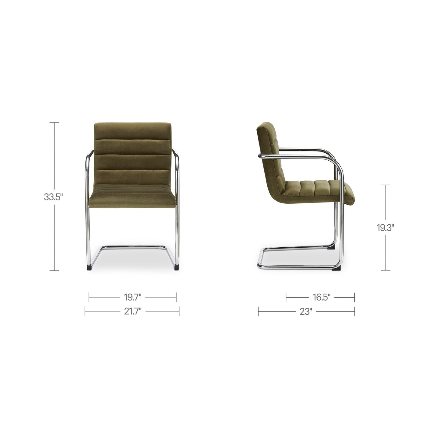 Pedro - Dining Chair (Set of 2) - Green