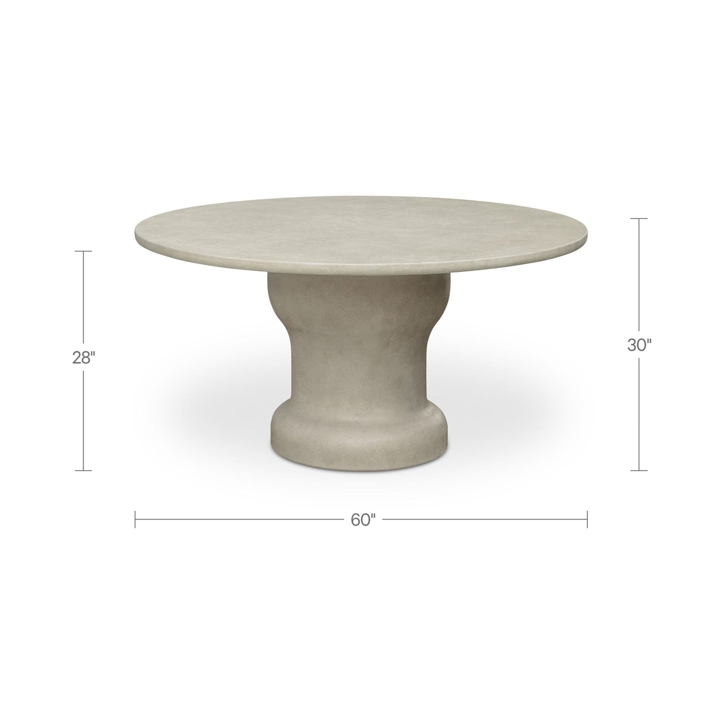Magnolia - Outdoor Dining Table - Cream