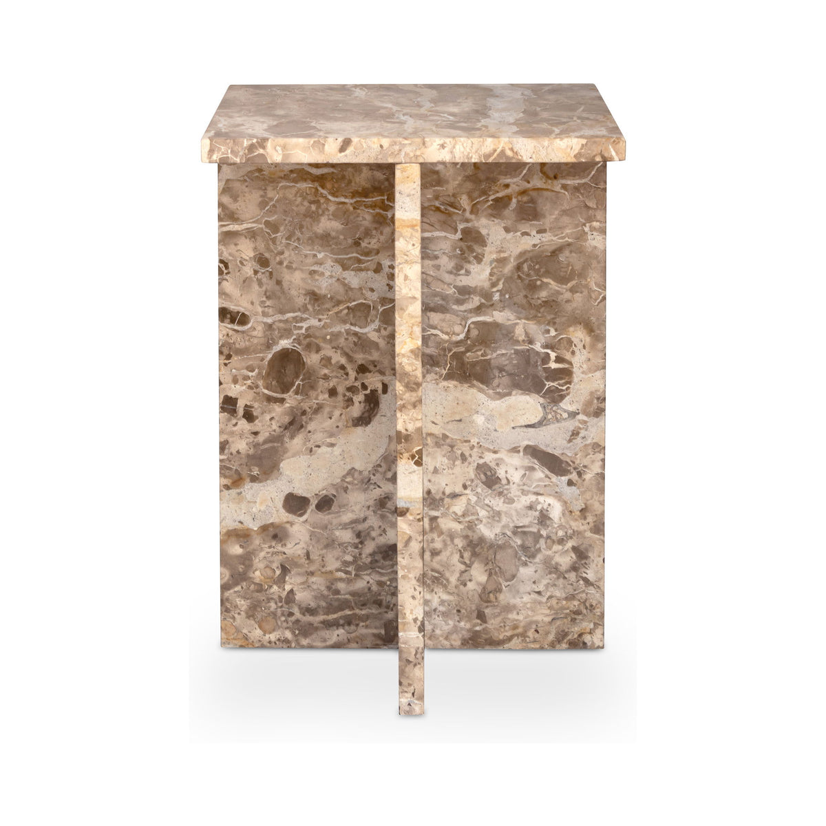 Blair - Accent Table Panther Marble - Beige