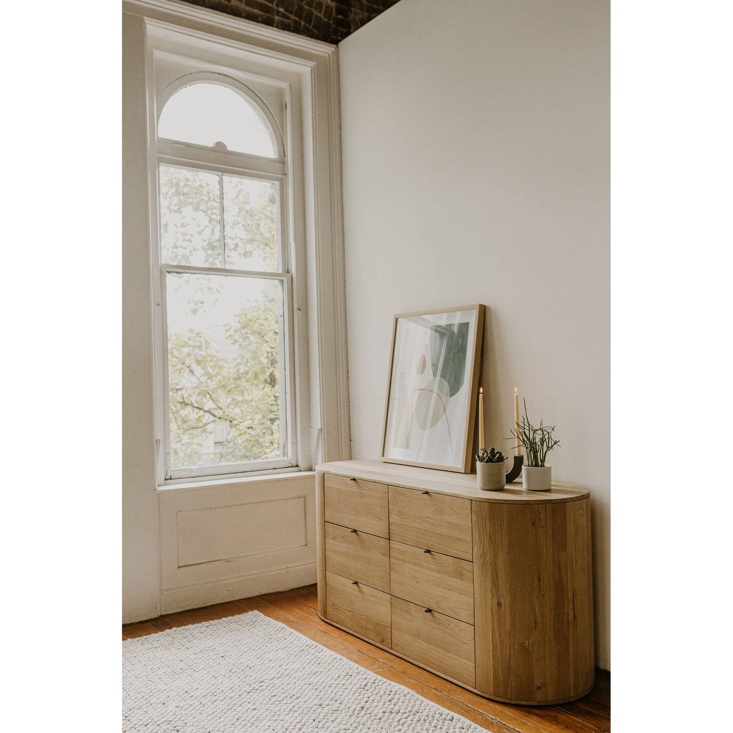 Theo - 6 Drawer Dresser - Light Brown