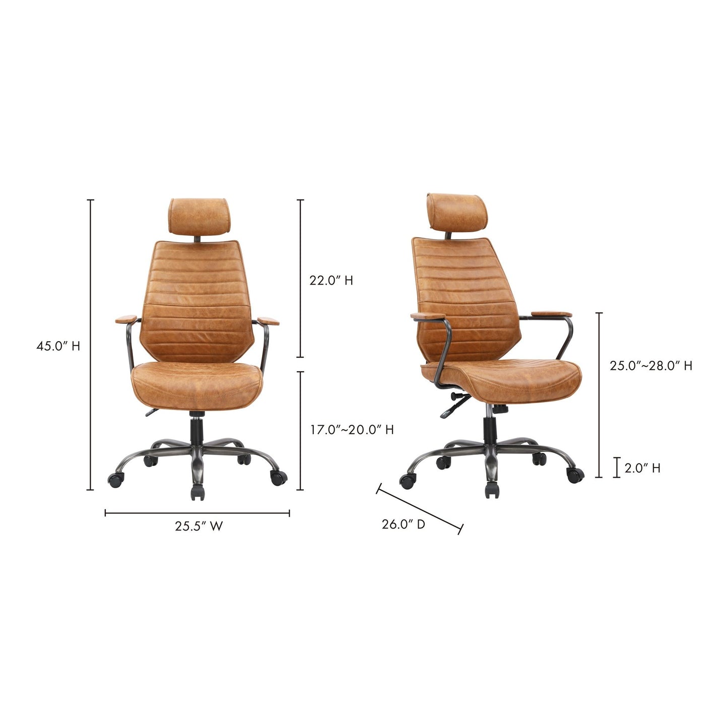 Executive - Office Chair - Light Brown