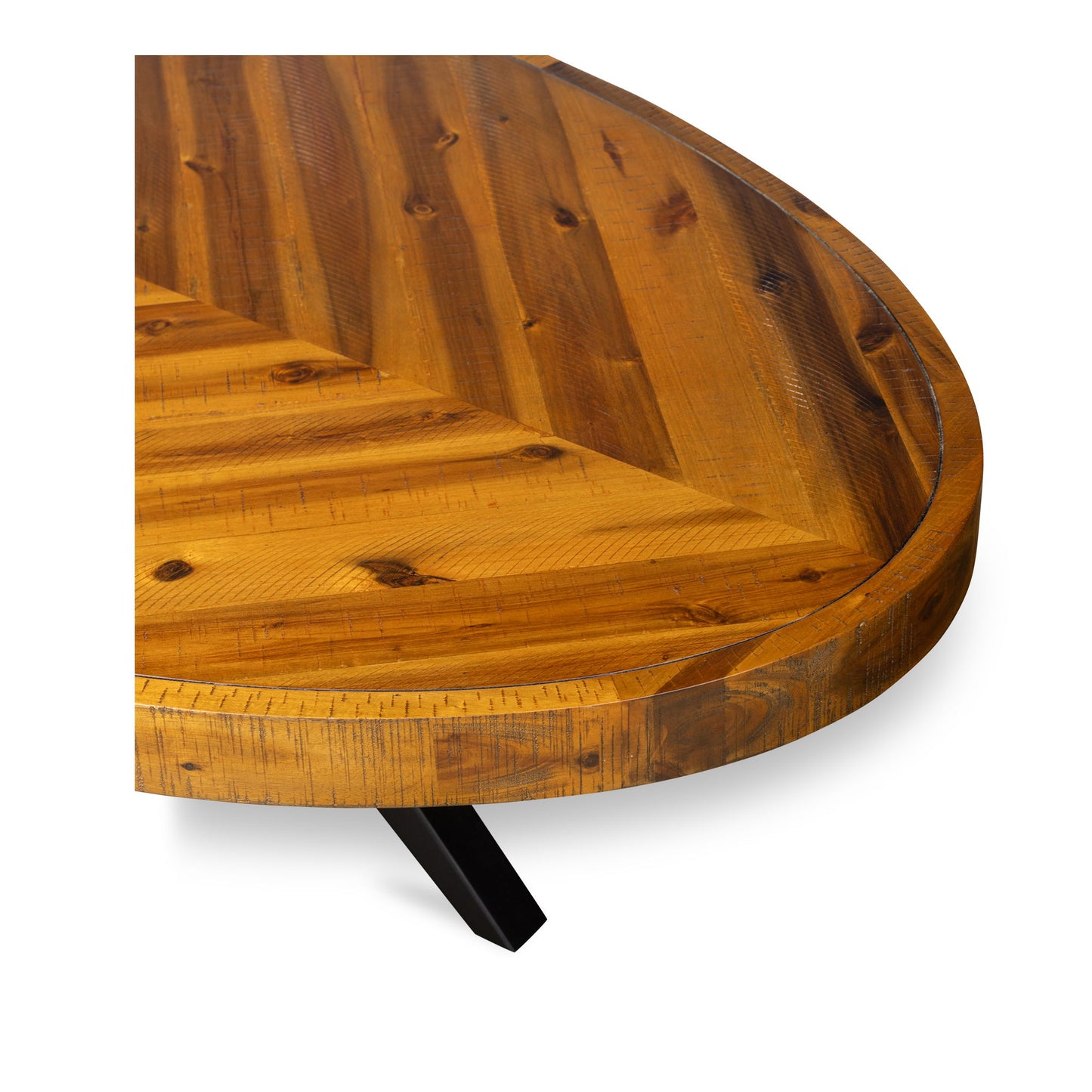 Parq - Oval Coffee Table - Brown