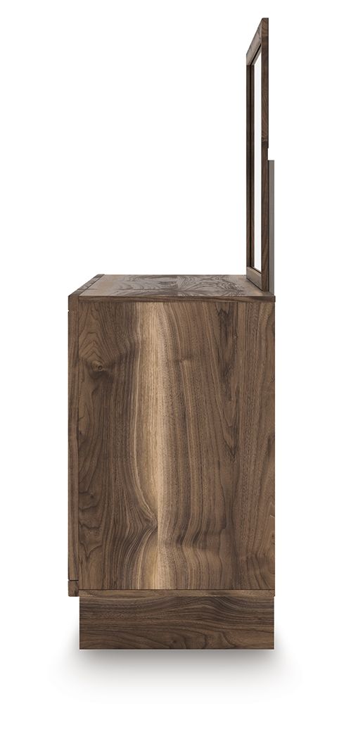 Chirason - Brown - Six Drawer Dresser And Mirror