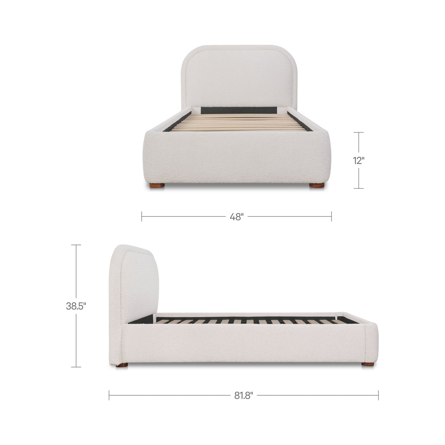 Colin - Twin Bed - Oatmeal