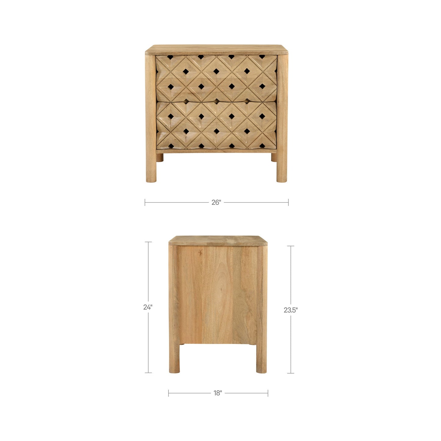 Fulton - Nightstand - Natural