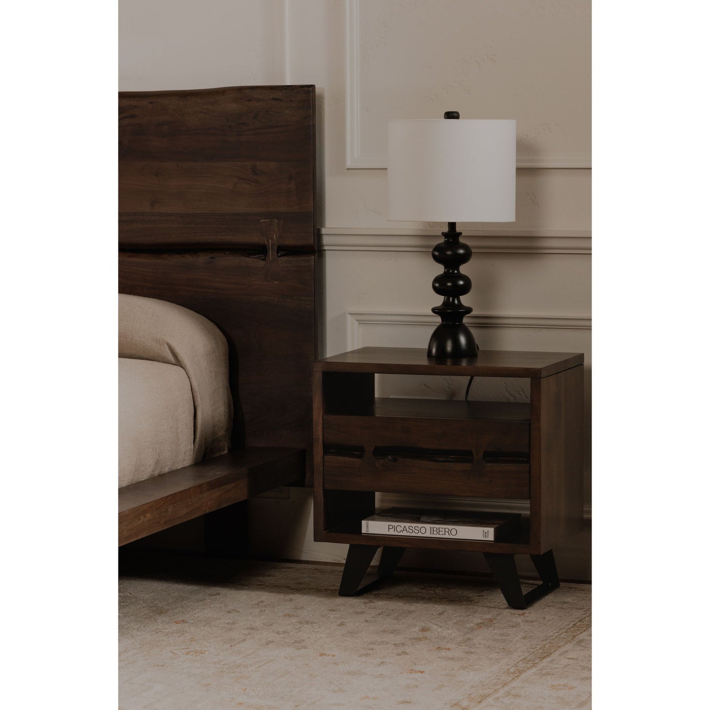 Madagascar - Accent Nightstand - Dark Brown