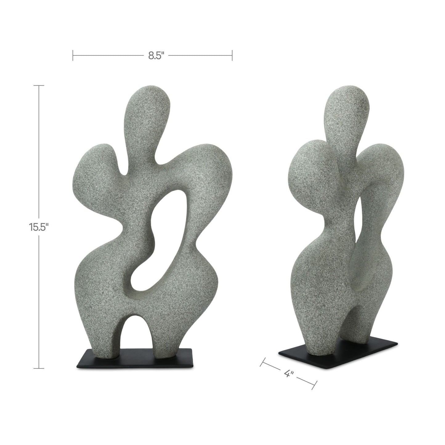 Romy - Sculpture - Charcoal