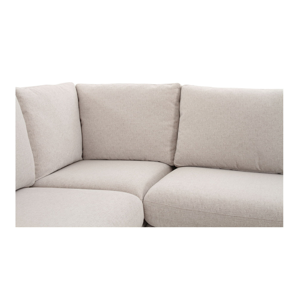 Fable - Slipcover Dining Banquette U-Shape Sectional - Beige