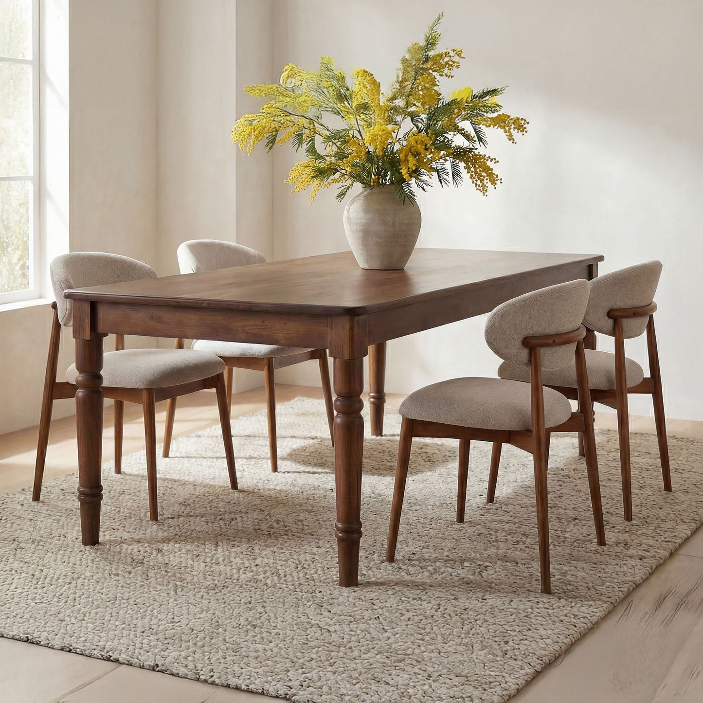 Russet - Dining Table - Brown