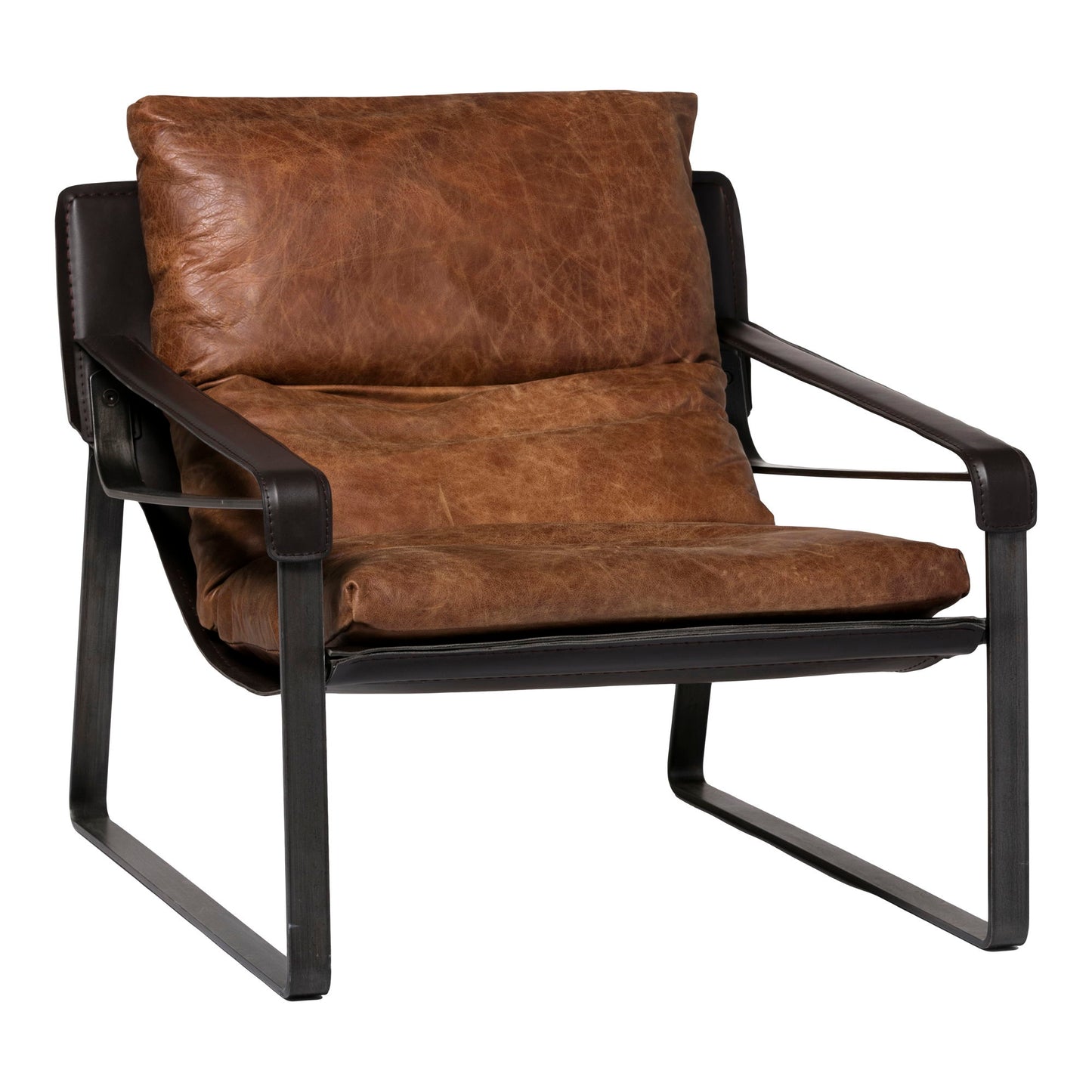 Connor - Club Chair - Light Brown