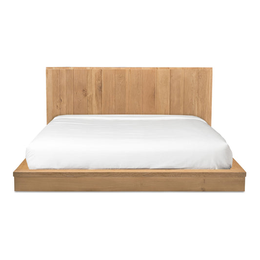 Plank - Queen Bed - Natural Oak